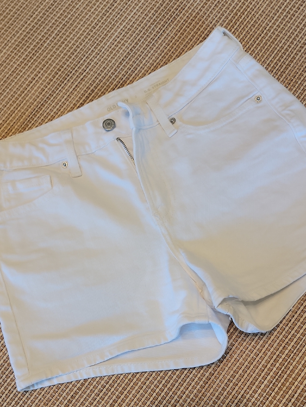 Old Navy White Women's Denim Shorts
